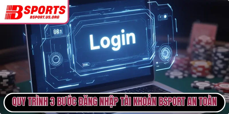  Quy trình 3 bước đăng nhập tài khoản Bsport an toàn